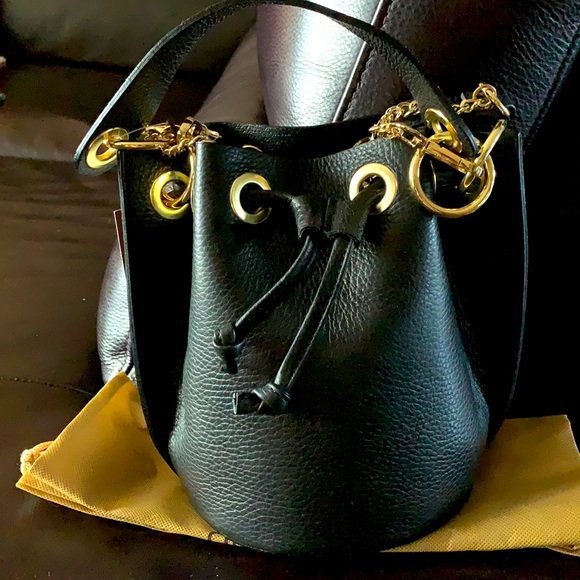 Brand New with Tags Black Italian Leather Bag - Picture 2 of 5